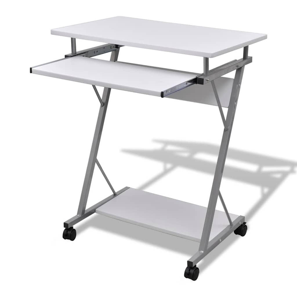 vidaXL Computertisch Weiß 60x74x40 cm