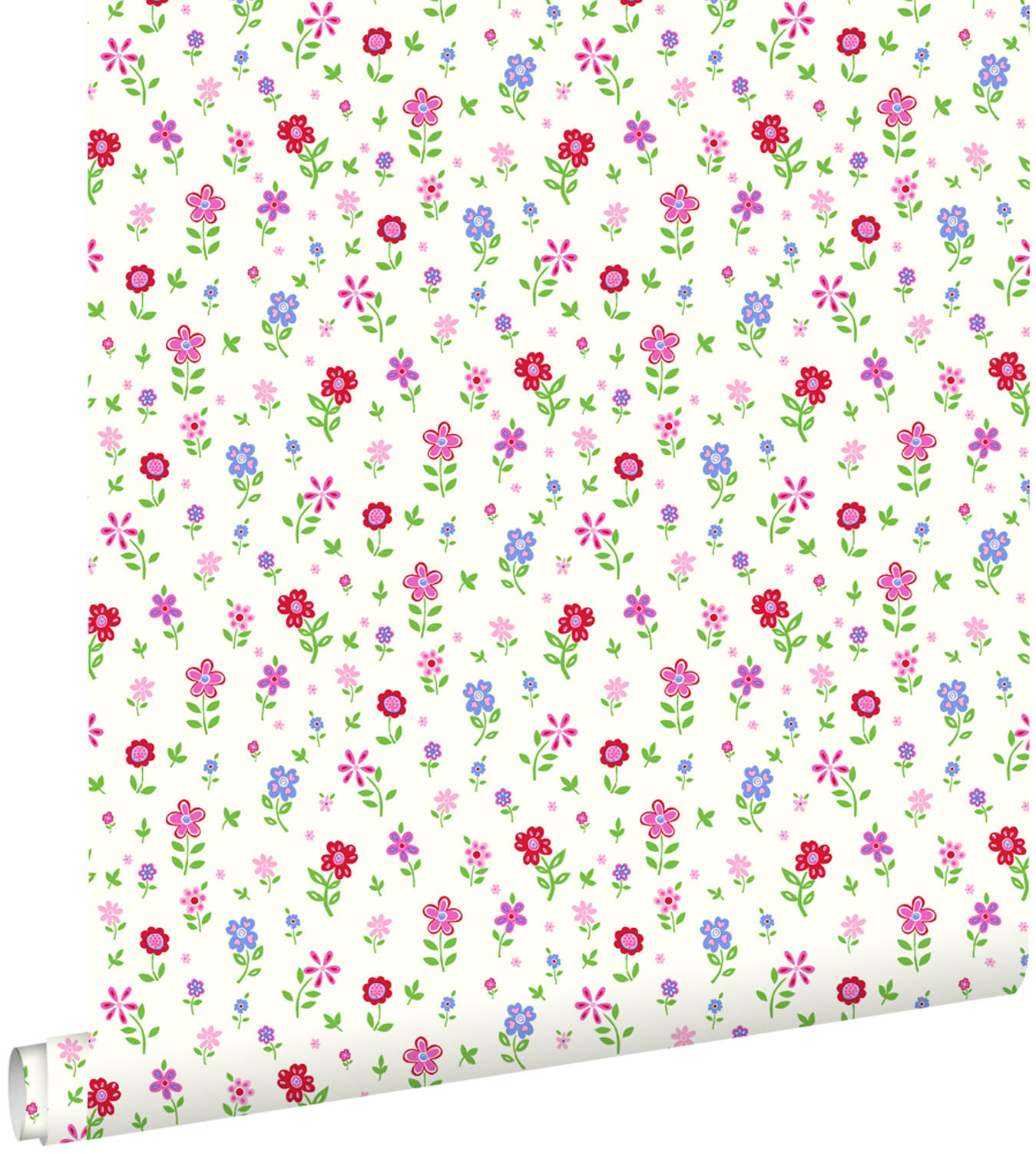 TAPETE Blumen 53 cm x 10.05 m - Lila, Papier (53/0.1cm) - ESTAhome