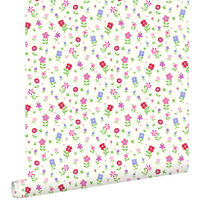 TAPETE Blumen 53 cm x 10.05 m - Lila, Papier (53/0.1cm) - ESTAhome