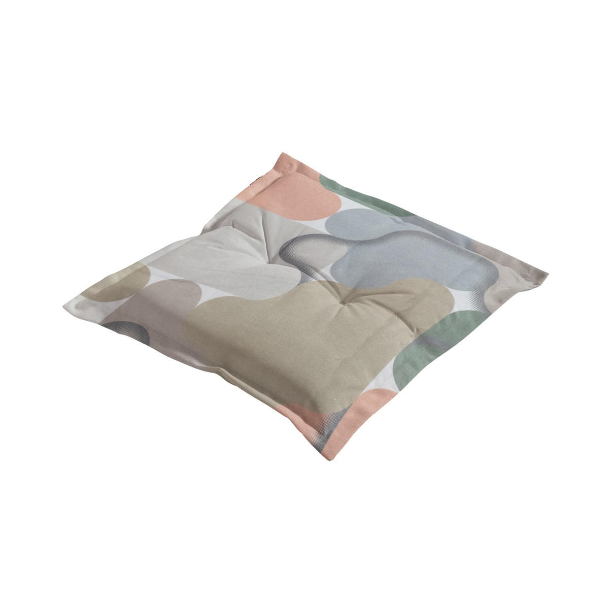 SITZKISSEN Grafi 50/50 cm 4er-Set - Pastellgrün/Rosa, Textil (50/5/50cm) - Madison