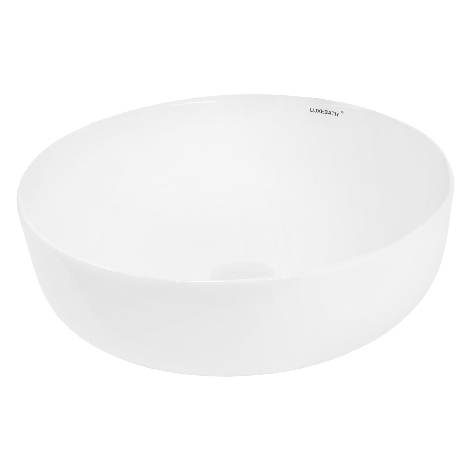 WASCHBECKEN - Weiß, Keramik (40/13.5/40cm) - LuxeBath