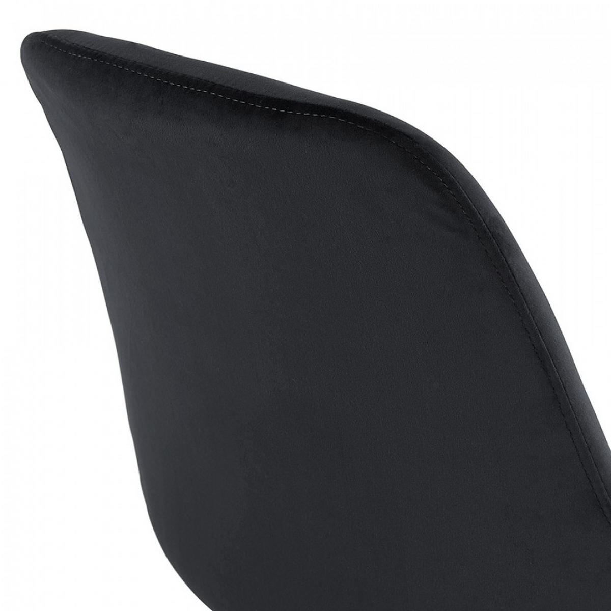 BARHOCKER Schwarz 48x103x56cm - Schwarz, Holz/Textil (48/103/56cm) - AlterEgo