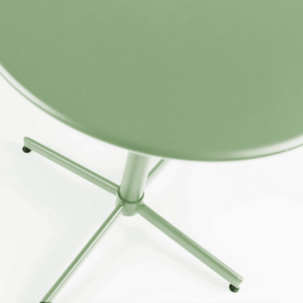 GARTENTISCH , klappbar, Kaktusgrünen - Dunkelgrün, Metall (90/50/72cm) - Oviala