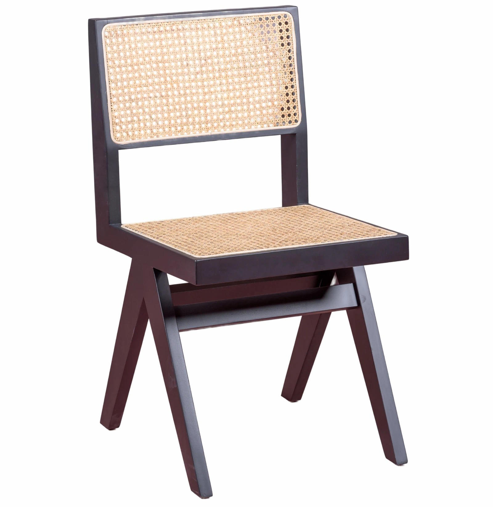 STUHL Holz Schwarz - Schwarz, Holz (44/83/52cm) - Nest Dream