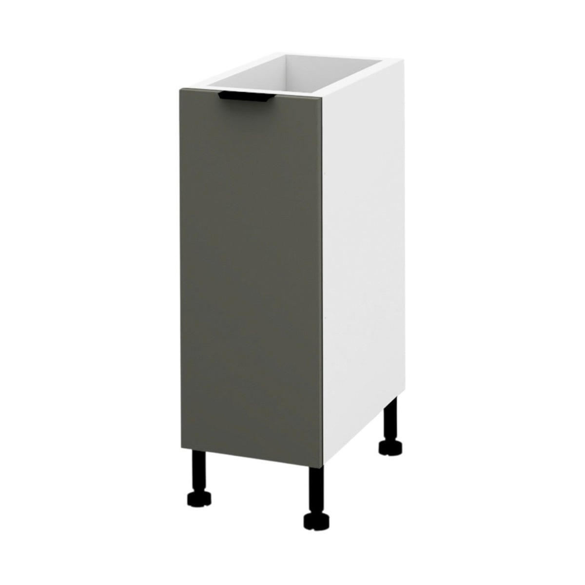 UNTERSCHRANK – 30 cm – KU-D30 – Lunara – Dunkelgrau - Dunkelgrau, Holzwerkstoff (30/72/52cm) - hi-markt