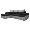 ECKSOFA Mader - Hellgrau/Schwarz, Holz/Kunststoff (260/140cm) - MIRJAN24