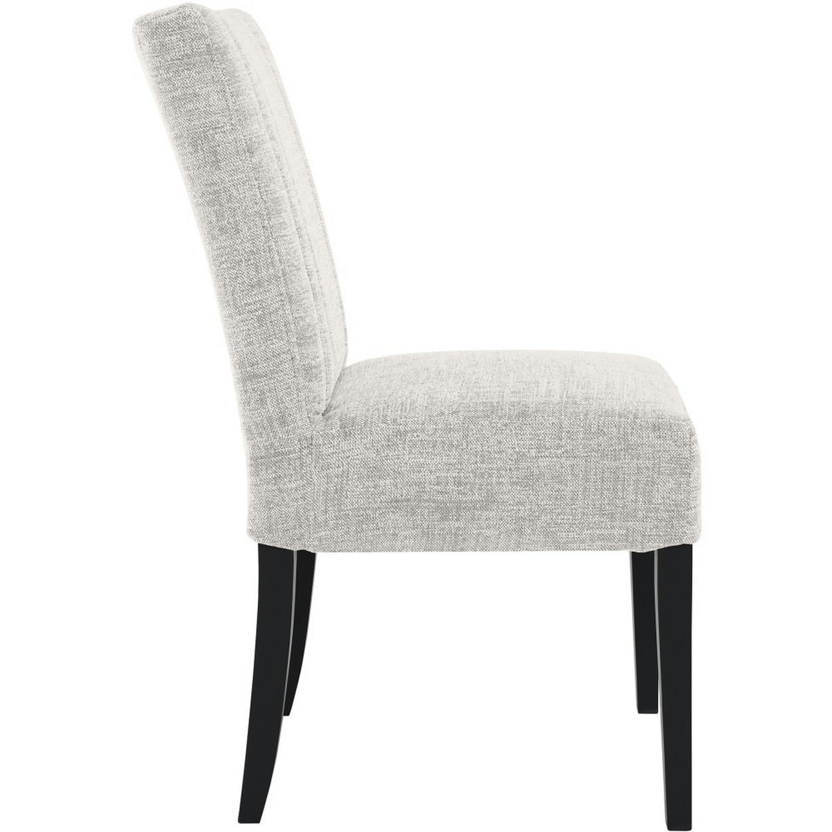 STUHL FREYA mit schwarzen Holzbeinen, Polsterstuhl, Beige - Beige/Schwarz, Holz (47/94/42cm) - Beautysofa