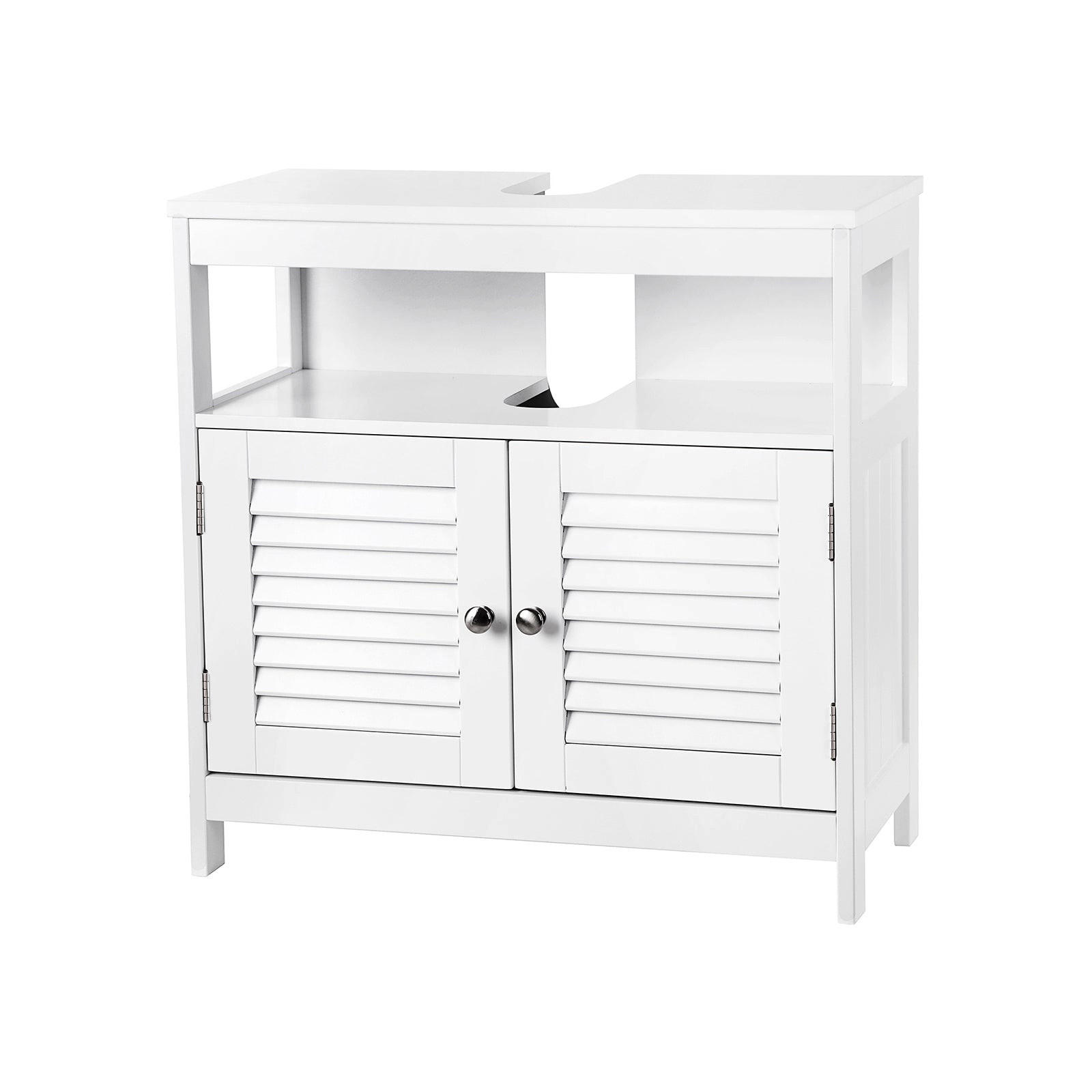 WASCHBECKENUNTERSCHRANK - Weiß, Holzwerkstoff (60/30/60cm) - Hansiro