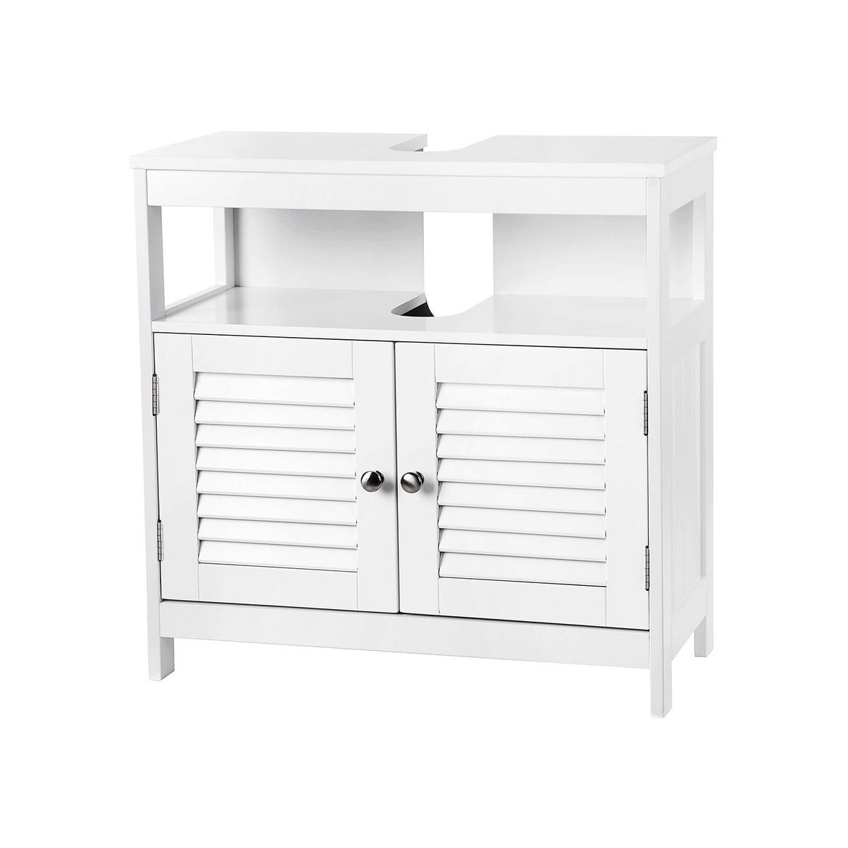 WASCHBECKENUNTERSCHRANK - Weiß, Holzwerkstoff (60/30/60cm) - Hansiro