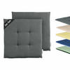 SITZKISSEN DOVE CHAIRPAD - Grau, Textil (40/40/2cm) - Tom Tailor