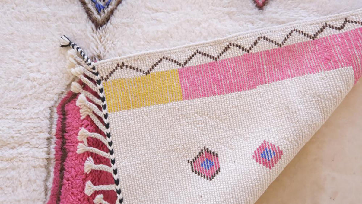 BERBERTEPPICH aus Marokko modern aus Wolle mehrfarbig - Multicolor, Naturmaterialien (211/286cm) - AFK Living