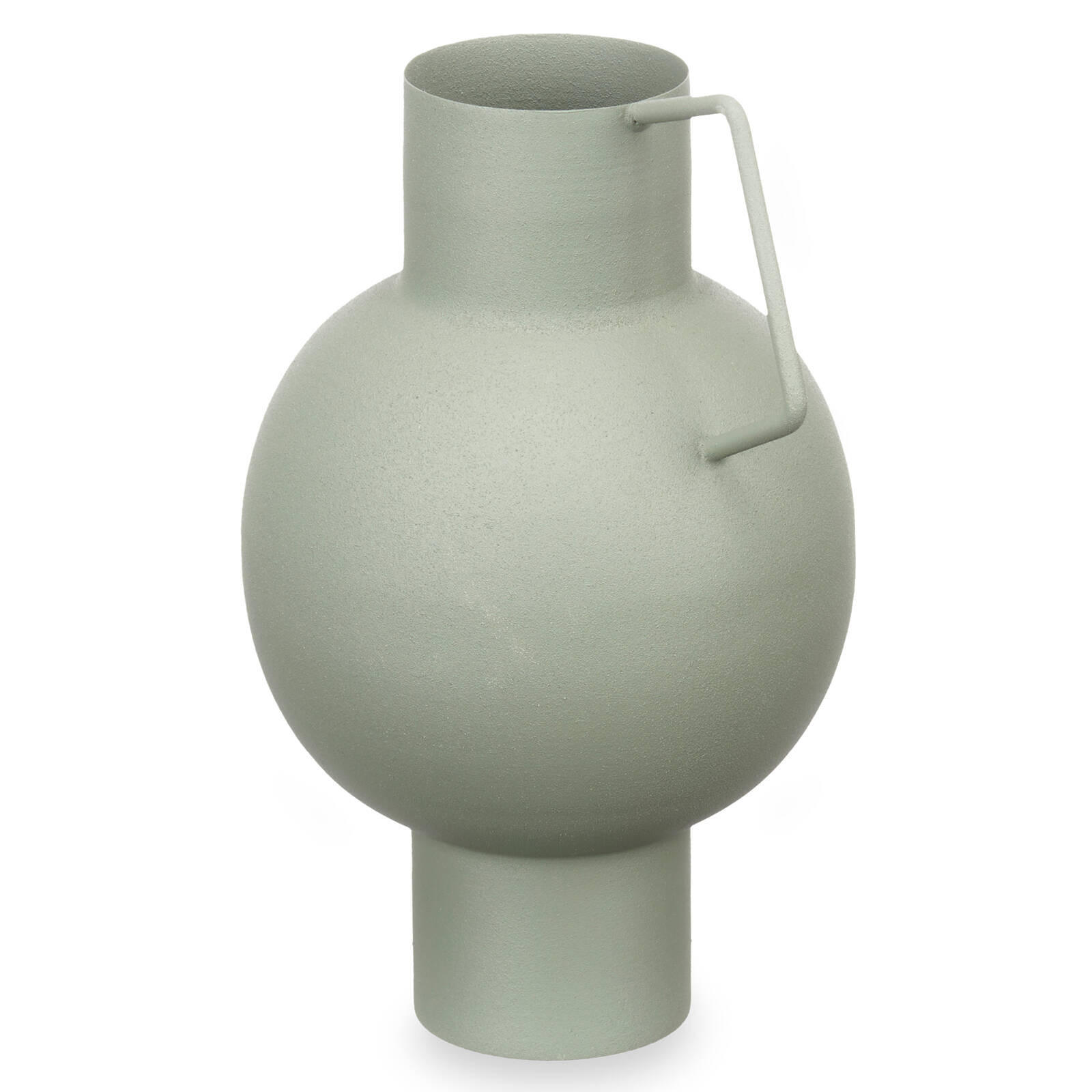 VASE Metall Pastell 23 cm - Grün, Metall (23cm) - Giftdecor