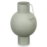 VASE Metall Pastell 23 cm - Grün, Metall (23cm) - Giftdecor