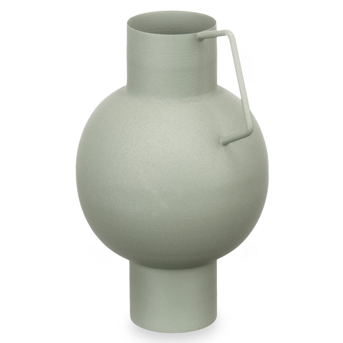 VASE Metall Pastell 23 cm - Grün, Metall (23cm) - Giftdecor