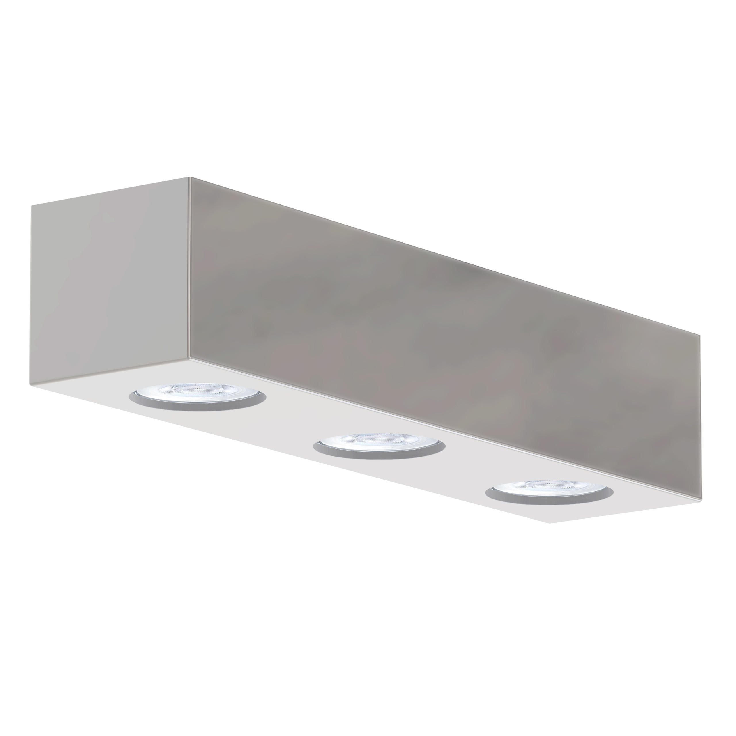 Lumicom Deckenleuchte Weiß Hochglanz 30x7x10 cm