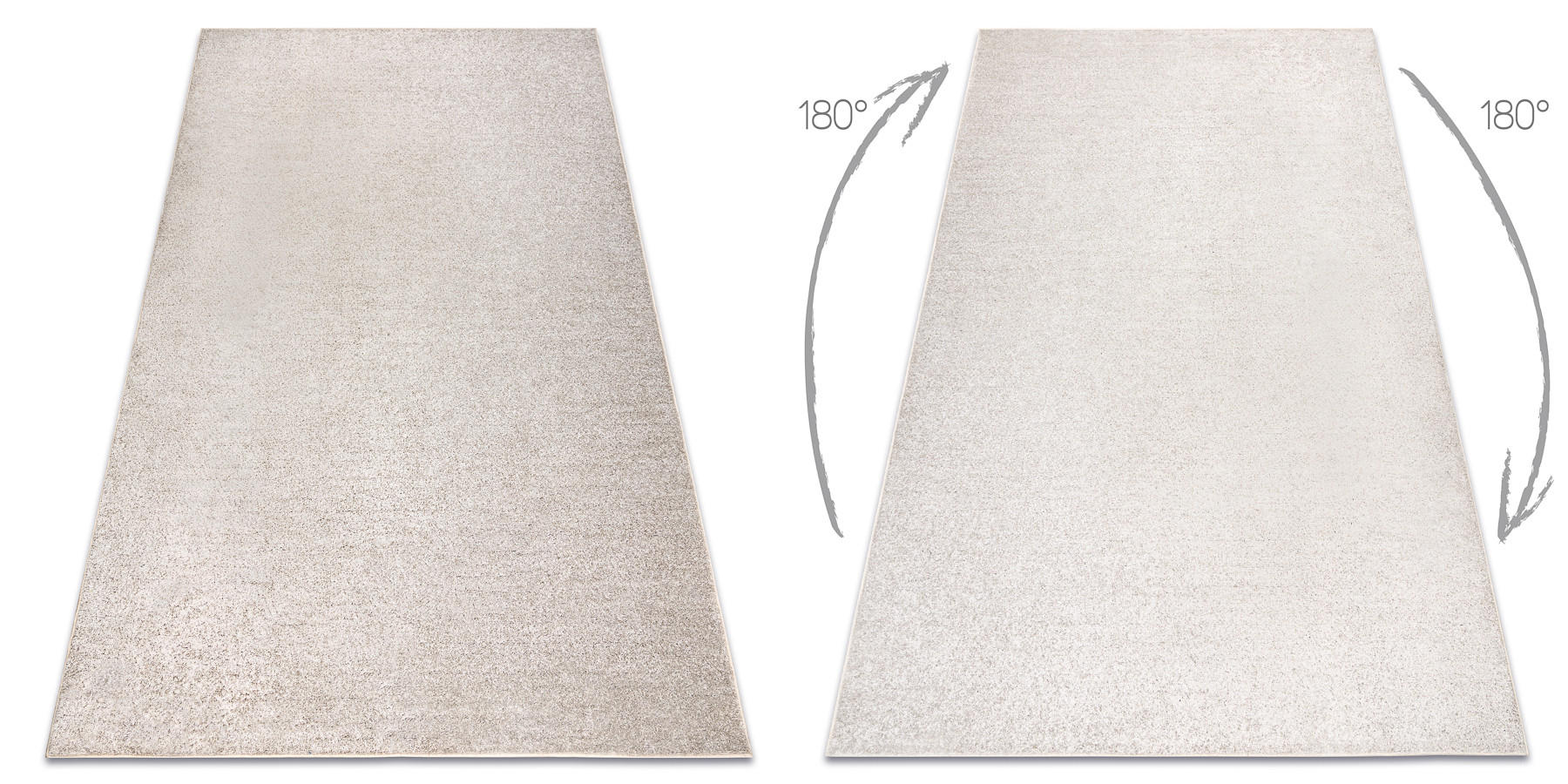 LÄUFERBODEN SANTA 200/450 cm - Beige, Textil (200/450cm) - rugsX