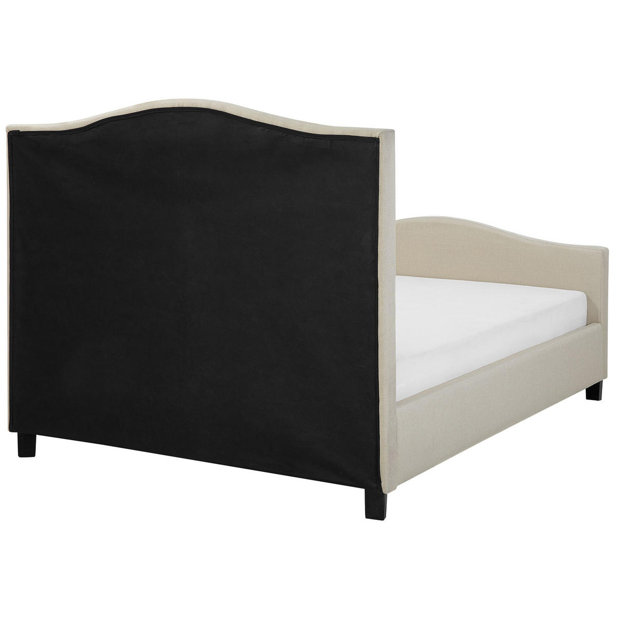 POLSTERBETT 180/200cm Beige Aurel - Beige, Textil (180/200cm) - Beliani