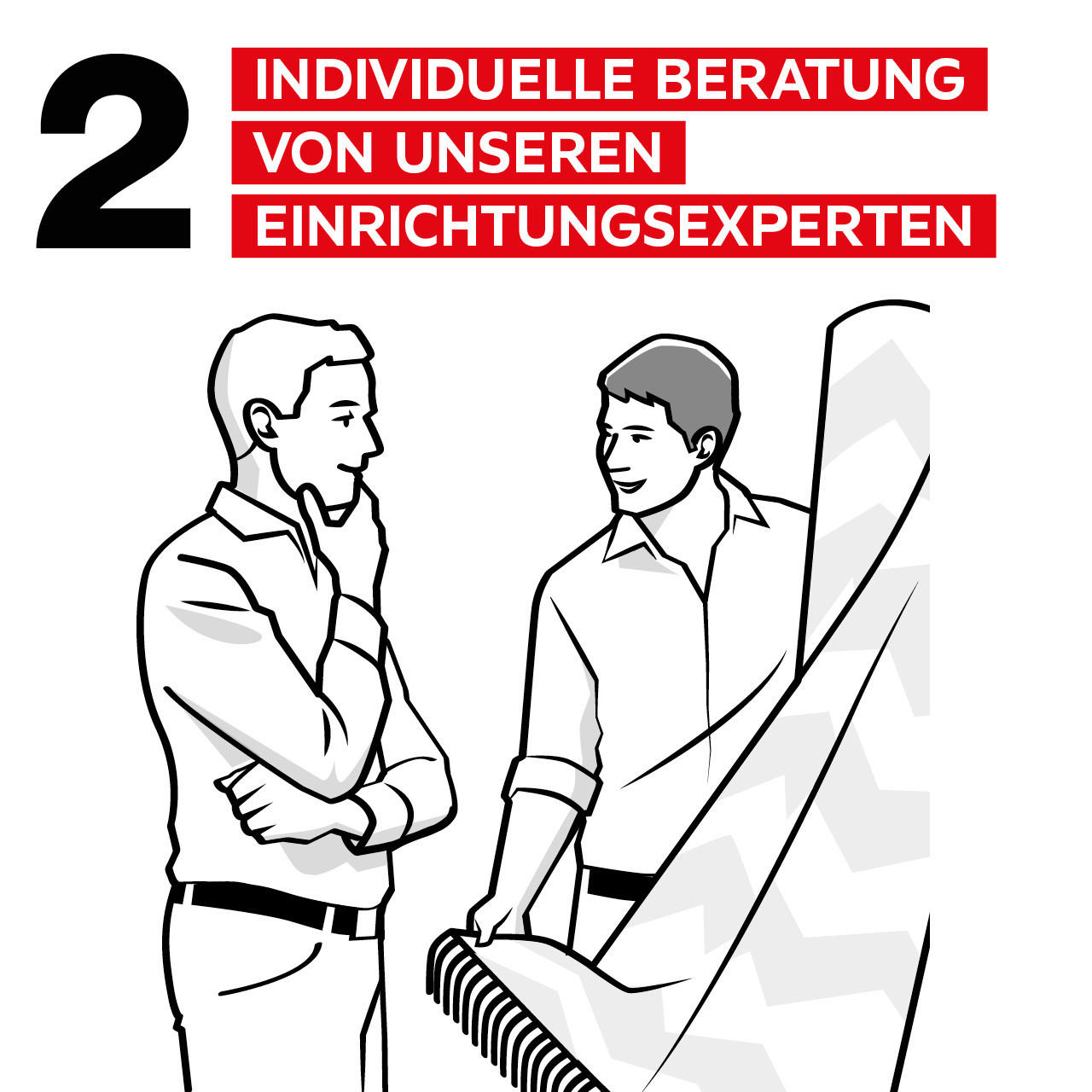 2. Individuelle Beratung von unseren Einrichtungsexperten