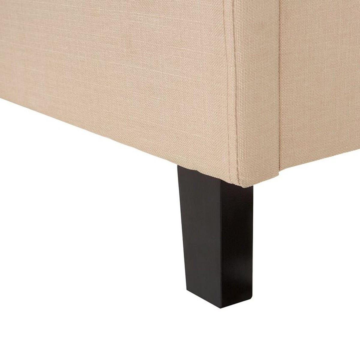POLSTERBETT 180/200 cm Beige Montpellier - Beige, Textil (180/200cm) - Beliani