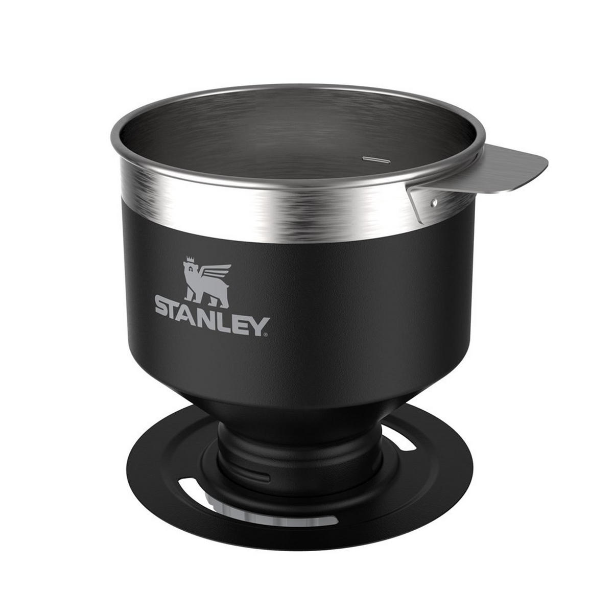 ESPRESSOKOCHER Schwarz 10.9/12.8/12 cm 1009383030 - Schwarz, Metall (12.8/12/10.9cm) - Stanley