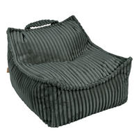 SITZSACK für Kinder, Eckig, Churros, Waldgrün - Waldgrün, Textil (60/5/70cm) - MeowBaby