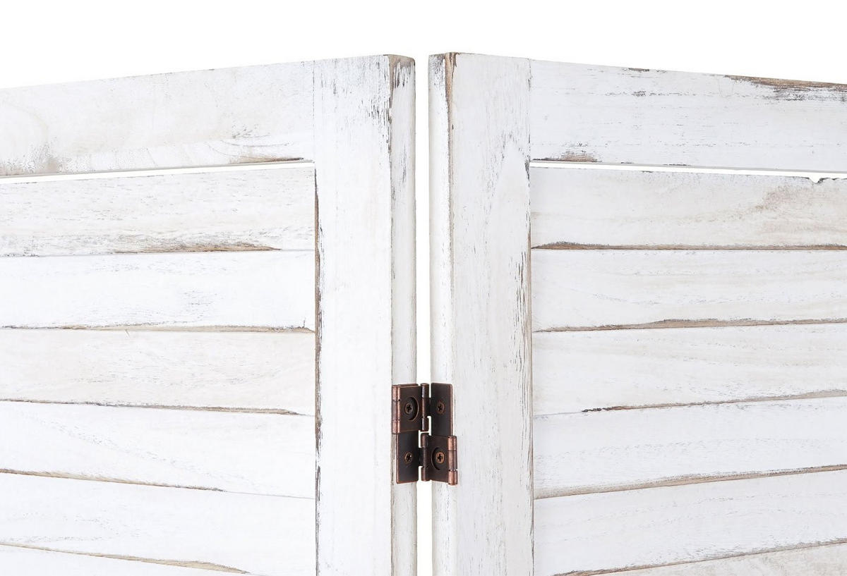 PARAVENT Weiß - Weiß, Holz (200/170/2cm) - MCW