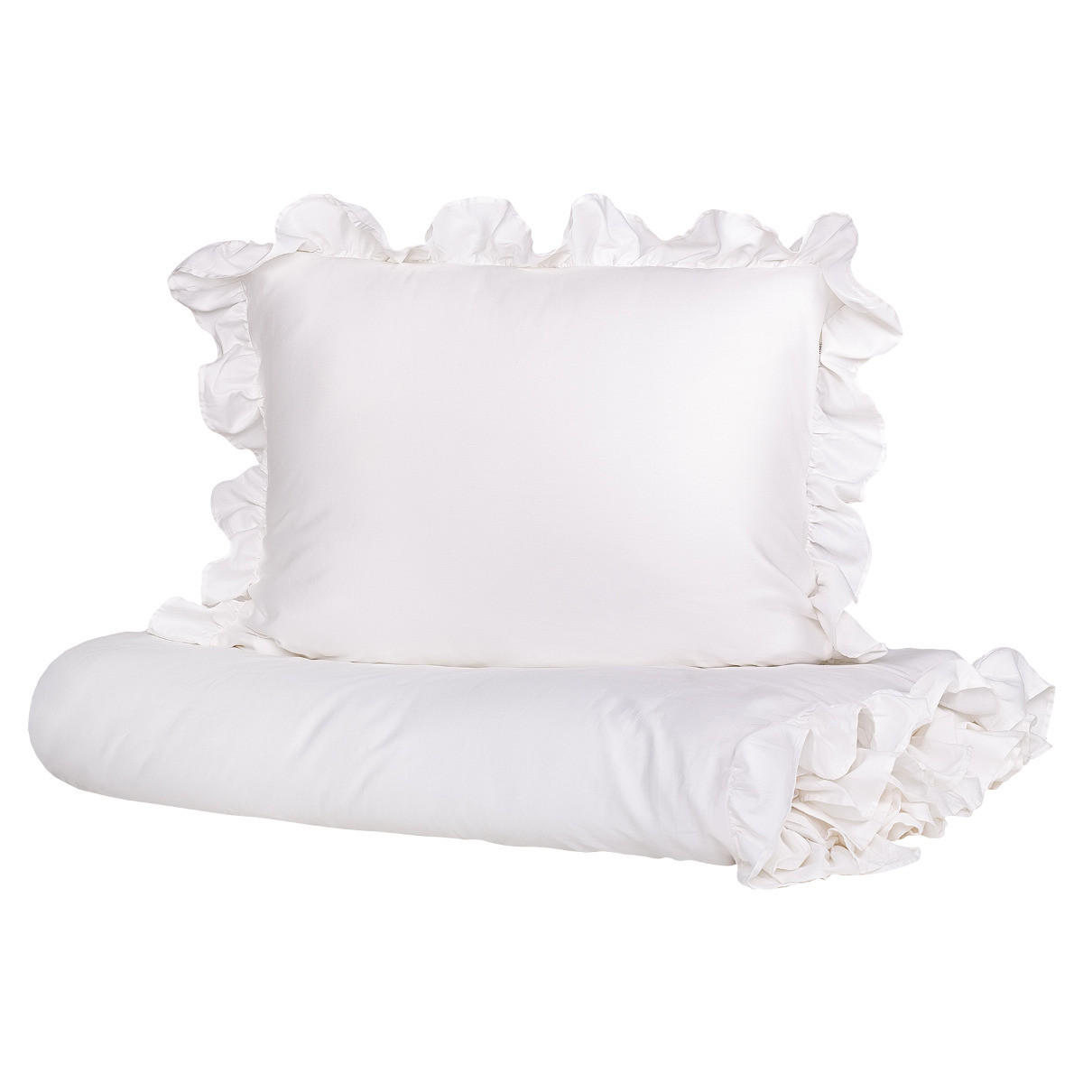 BETTWÄSCHE Selin weiß 220/200 cm - Weiß, Textil (220/200cm) - Homla
