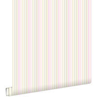TAPETE Streifen 53 cm x 10.05 m - Pink, Papier (53/0.1cm) - ESTAhome