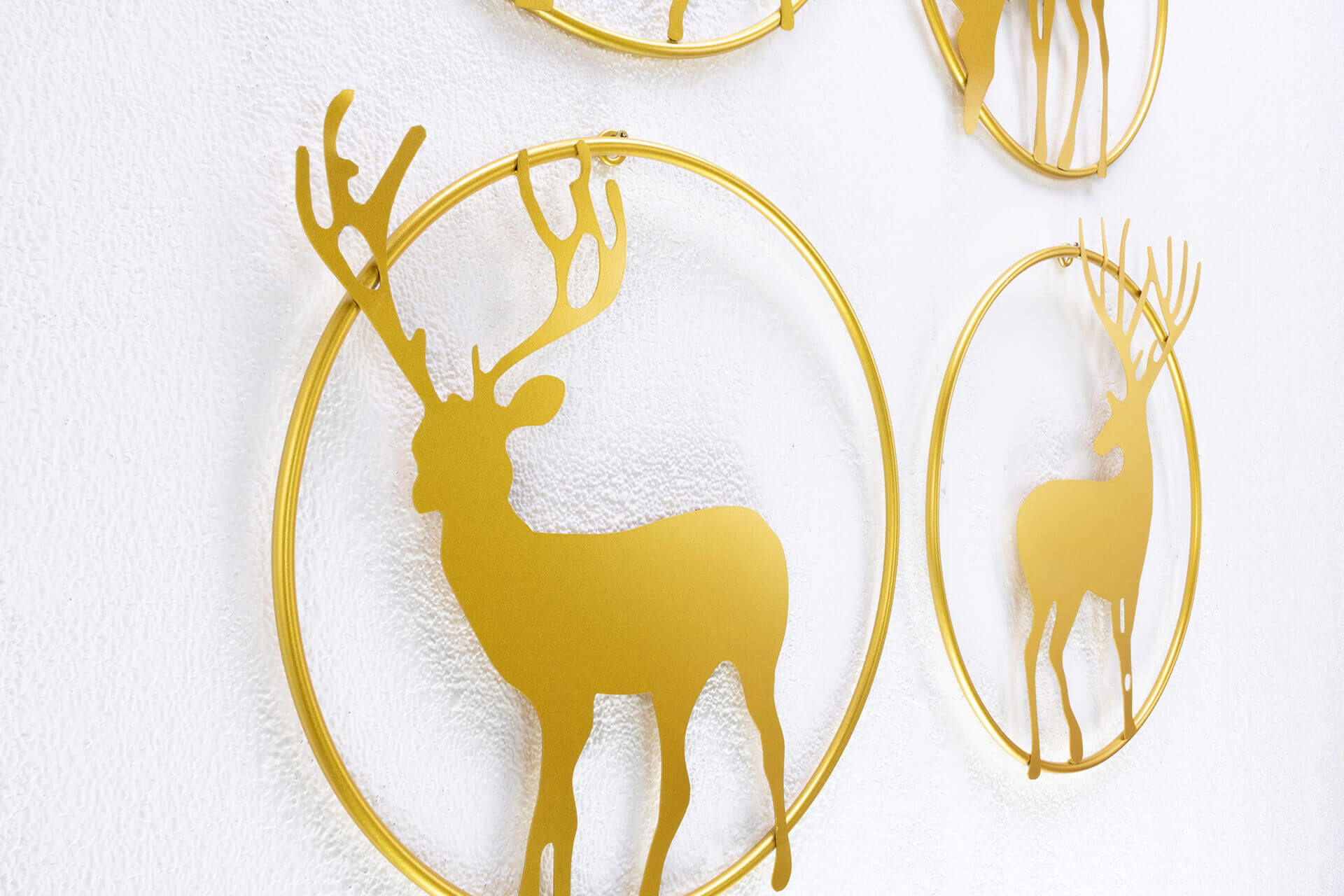 WANDDEKO Gold 86/72 cm - Goldfarben, Metall (1.31/72/6cm) - KUNSTLOFT