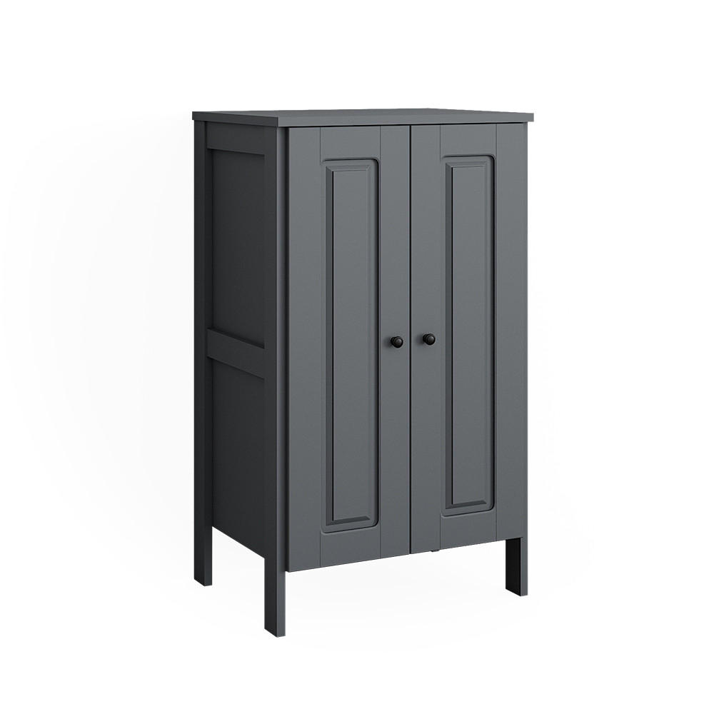 KINDERKLEIDERSCHRANK Ajaton Grau 70 x 120.6 cm - Grau, Holzwerkstoff (70/120.6/53.4cm) - VitaliSpa