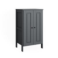 KINDERKLEIDERSCHRANK Ajaton Grau 70 x 120.6 cm - Grau, Holzwerkstoff (70/120.6/53.4cm) - VitaliSpa