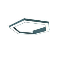 LED-DECKENLEUCHTE - Blau, Metall (1.6/3/40cm) - Lumicom