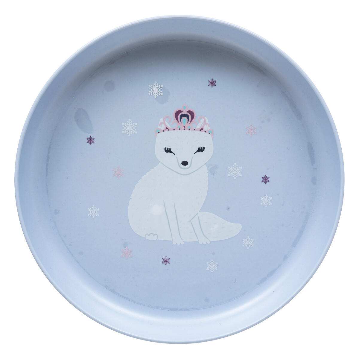 GESCHIRR-SET für Kinder Winter Fox Blau 26/10/19 cm - Blau, Kunststoff (10/19/26cm) - Atmosphera for kids