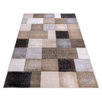 KURZFLORTEPPICH 120/170 cm Fiesta 125 - Beige/Schwarz, Textil (120/170cm) - Paco Home