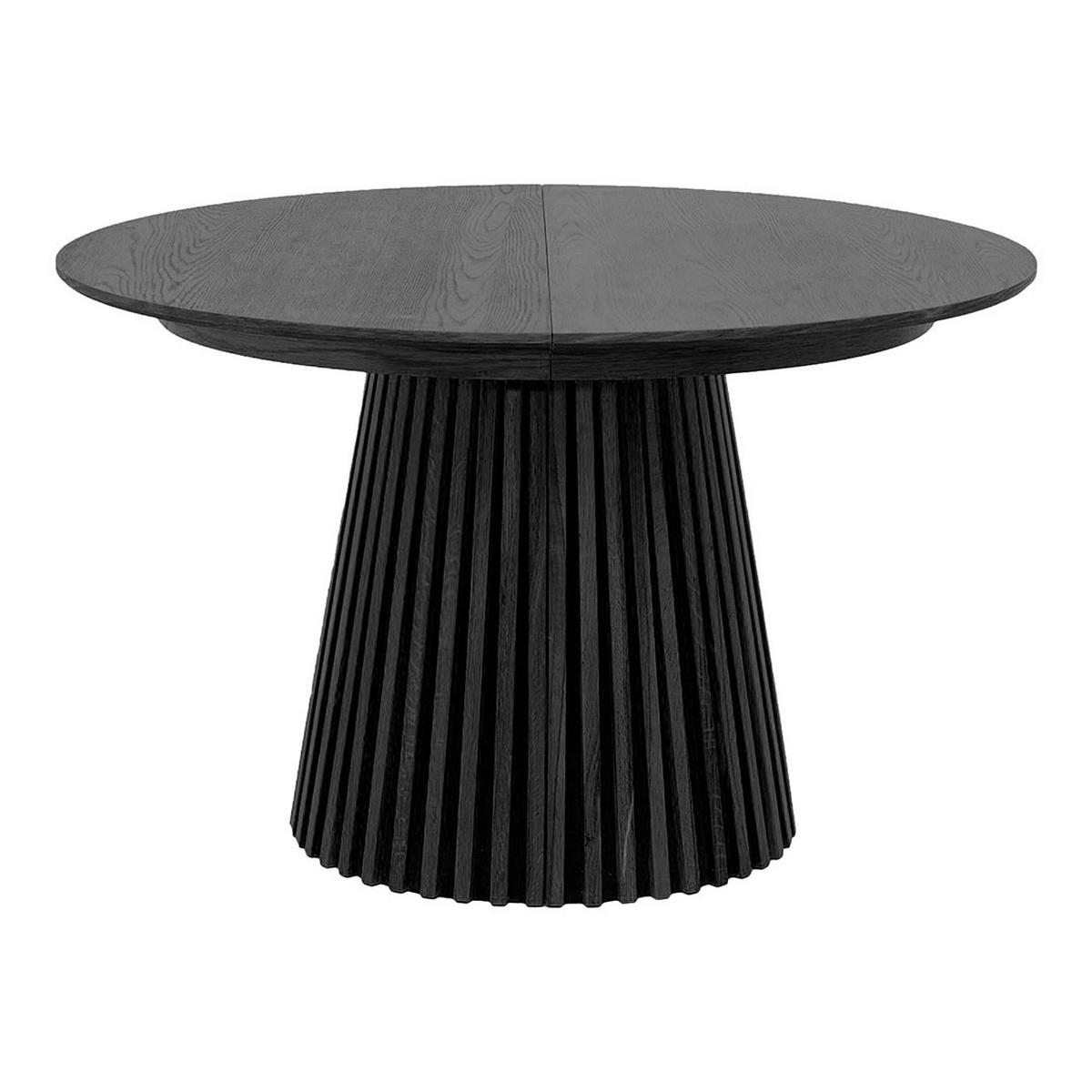 TISCHGRUPPE Schwarz - Schwarz, Holzwerkstoff/Textil (120/75/120cm) - ebuy24