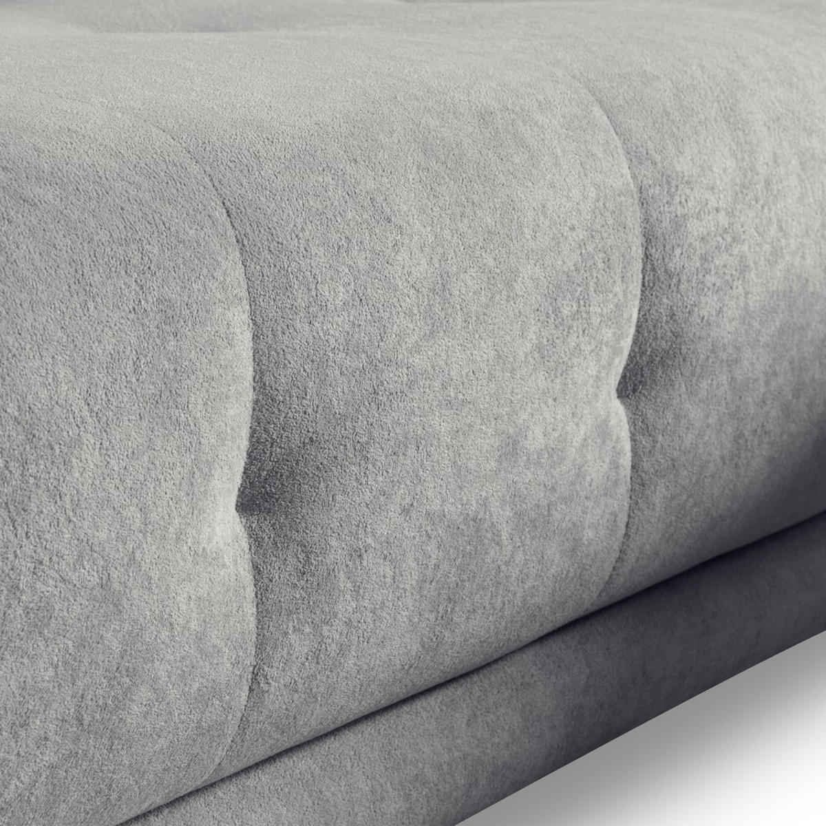 ECKSCHLAFSOFA Vero mit Bettkasten, universelle Ottomane, Grau - Schwarz/Grau, Textil (239/153cm) - Beautysofa
