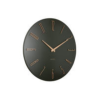 WANDUHR Esmerado Grün 2.5/60/60 cm - Grün, Metall (60/60/2.5cm) - Karlsson