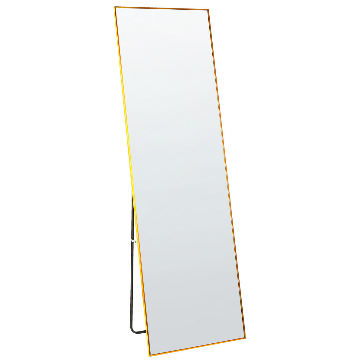 STEHSPIEGEL gold rechteckig 50/156 cm Beauvais - Goldfarben, Metall (7/156/50cm) - Beliani