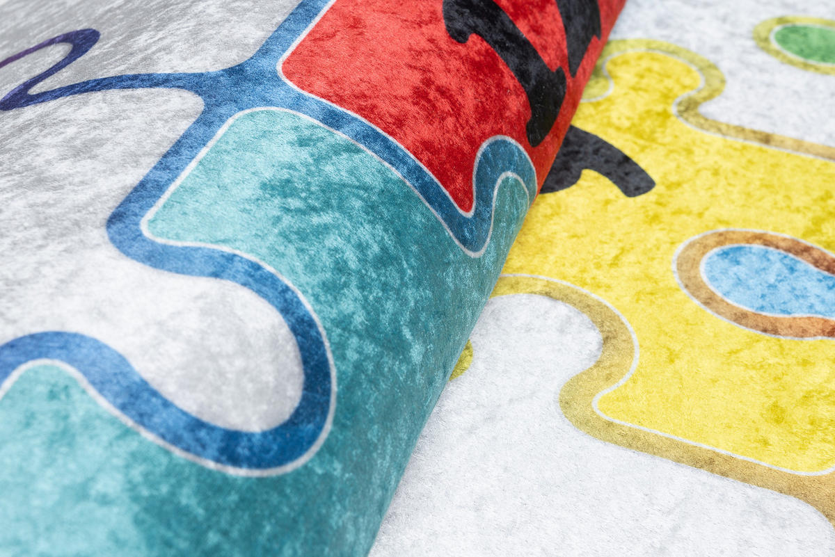 TEPPICH EMMA Grau 160/230 cm - Grau, Kunststoff (160/230cm) - Tapiso