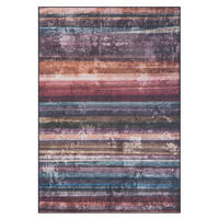 TEPPICH Jasper Bordeaux,Petrol,Rostfarben 160/230 cm - Bordeaux, Textil (160/230cm) - My-Rug