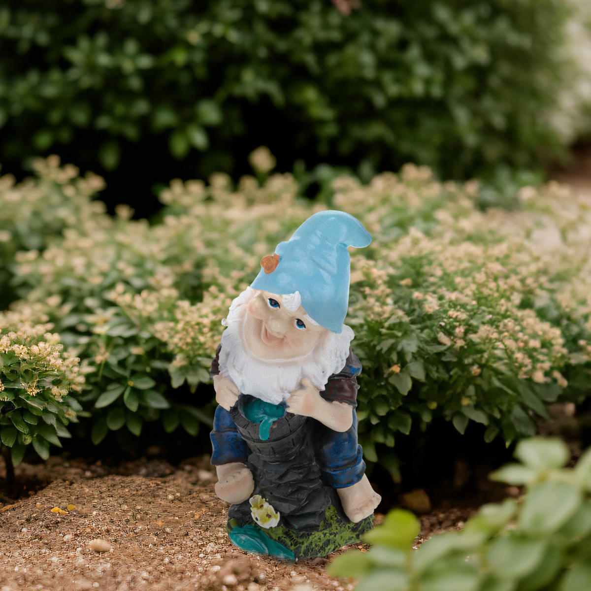 GARTENZWERG - Multicolor, Kunststoff (11/24/10cm) - Relaxdays