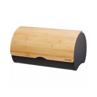 BROTKASTEN Beige 38/24/20.5 cm 52865 - Beige, Holz (24/20.5/38cm) - Klausberg 