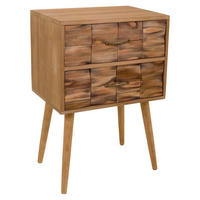 NACHTTISCH aus Holz, braun, 50x38x73cm - Braun, Holz (50/38/73cm) - Wanderlust