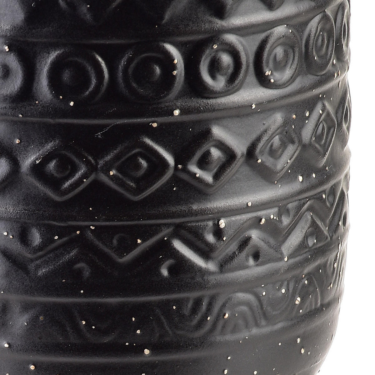 DUFTLAMPE Basic Schwarz 9/9/13 cm Keramik - Schwarz, Keramik (13cm) - Mondex
