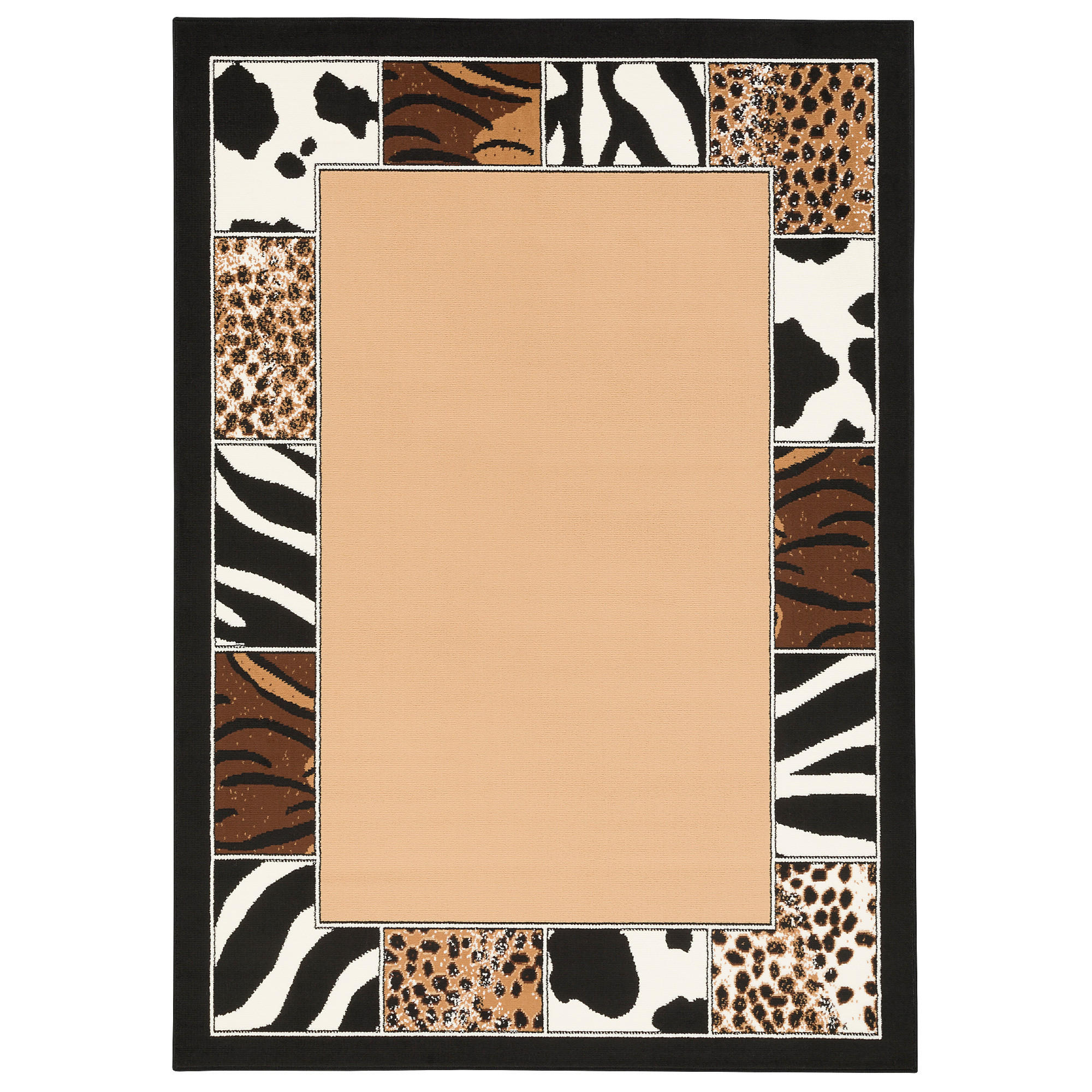 TRENDLINE TEPPICH AFRIKA BORDÜRE BEIGE - Beige, Textil (160/225cm) - Pergamon