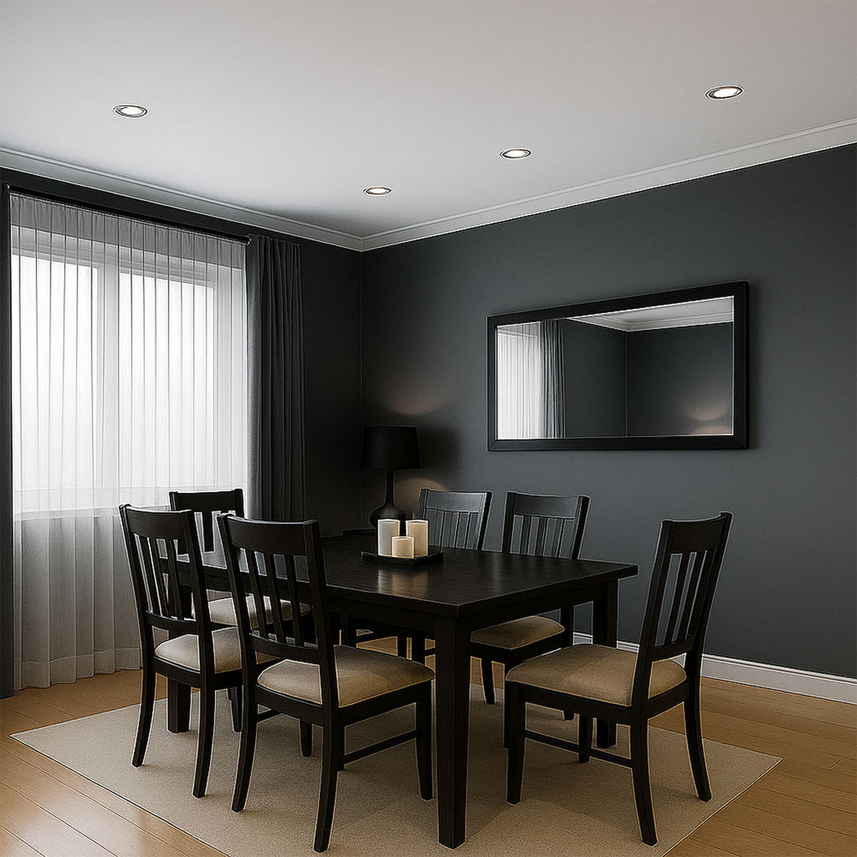 LED DECKENLEUCHTE Silber Aluminium 6er Set - Silberfarben, Metall (8.3/8.3/6cm)