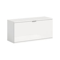 SITZBANK/KOMMODE Nexus (B/H/T: ca. 92/42/32 cm) in Weiß/weiß hochglanz - Weiß, Holzwerkstoff (92/42/32cm)
