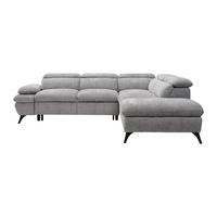 SCHLAFSOFA - 5 Personen - Stoff - Grau - - Grau, Textil (280/79/233cm) - Vente-Unique