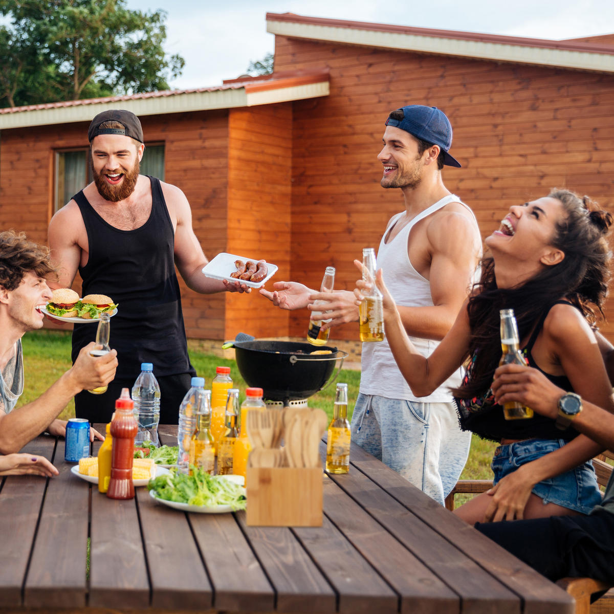 BESTECK Set - Hellbraun, Holz - Relaxdays