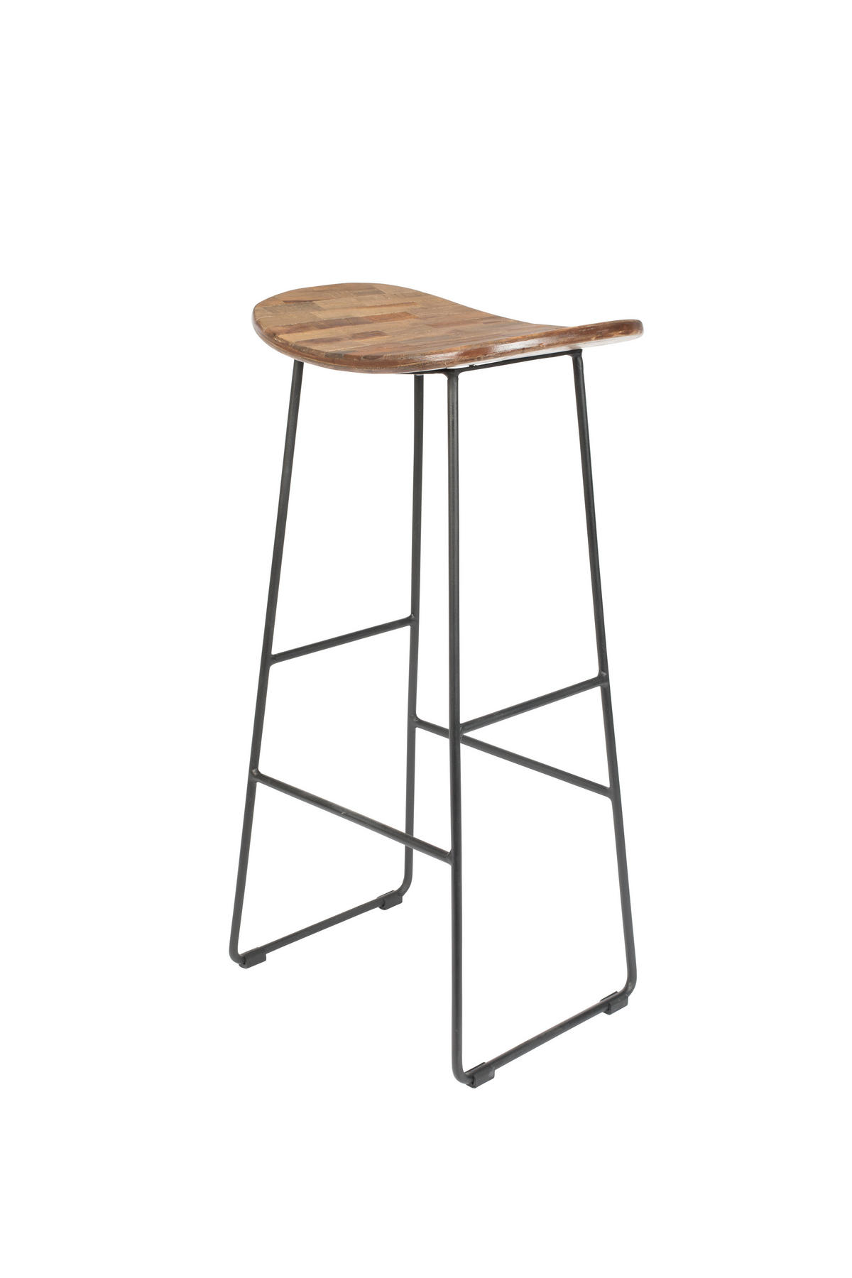 BARHOCKER Tangle - Braun - 30/40/80 cm - Braun, Holz (40/80/30cm) - Novel
